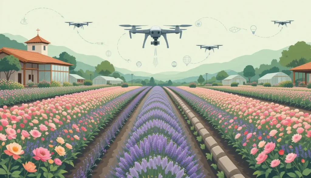 Pulverizacion con drones en Flores